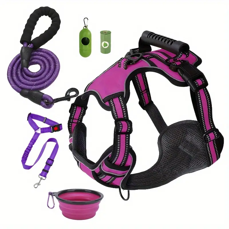 6-in-1 Ultimate No-Pull Dog Harness Set